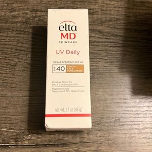 Elta MD UV Daily Broad Spectrum SPF 40 Tinted 1.7oz/48g NEW IN BOX exp: 06/2026